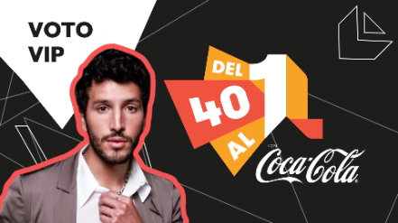 VOTO VIP SEBASTIÁN YATRA #DEL40AL1COCACOLA