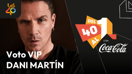 Dani Martín en Del 40 al 1