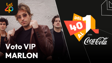 Marlon da su VOTO VIP en Del 40 al 1 Marlon da su VOTO VIP en Del 40 al 1