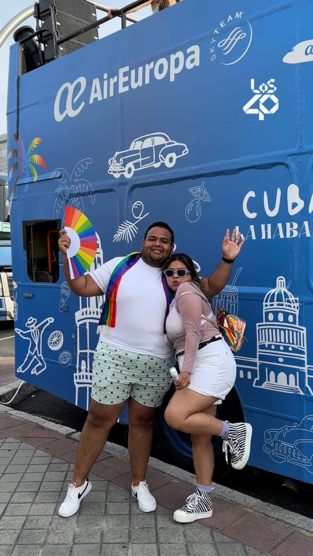 Así fue la carroza de Air Europa en el Orgullo de Madrid con LOS40