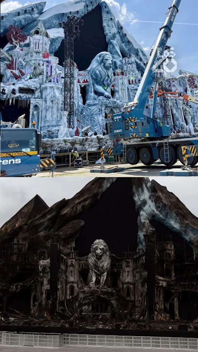 Se incendia el escenario principal de TOMORROWLAND 2025