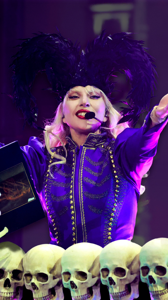 LADY GAGA le manda un mensaje a su pareja MICHAEL POLANSKY en su concierto 🥹❤️