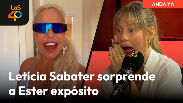 Ester Expósito escucha la canción que le ha hecho Leticia Sabater en Anda Ya: &quot;¡Sácala!&quot;