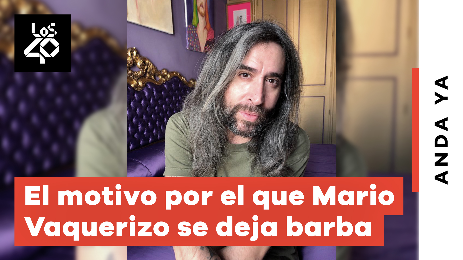 El Tierno Motivo Por El Que Mario Vaquerizo Se Ha Dejado Barba